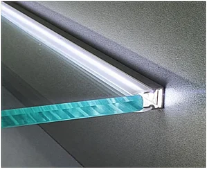 Профиль для стеклянных полок 17,5х10,9 мм, 8,9мм