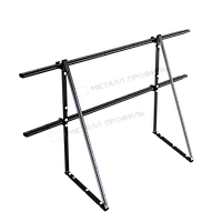 Металл Профиль Шатырлық қоршау дл. 1860 мм (қара)