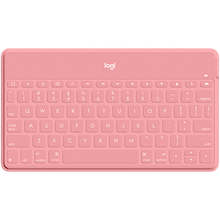 Logitech 920-010122 клавиатура беспроводная Keys-To-Go Bluetooth Portable Keyboard - BLUSH PINK