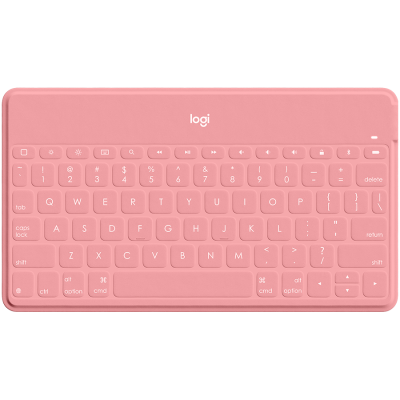Logitech 920-010122 клавиатура беспроводная Keys-To-Go Bluetooth Portable Keyboard - BLUSH PINK - фото 1 - id-p108546875