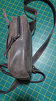Мужская кожаная сумка-барсетка, фото 6