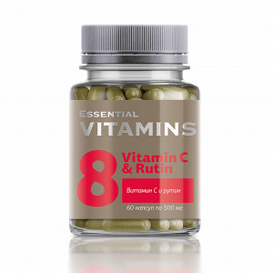 Essential Vitamins - Витамин С и рутин, 60 капсул Серия: Essential Vitamins