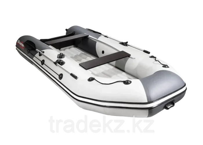 Лодка Таймень NX 3400 НДНД PRO светло-серый/ графит - фото 3 - id-p108547597