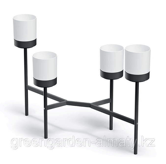 Подставка с четырьмя горшками Bloomie Stand IKDL4L | Prosperplast (Польша)