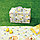 Корзинка-сумка для пикника холодильник ПВХ 35х20х20 желтая с рисунком, фото 3