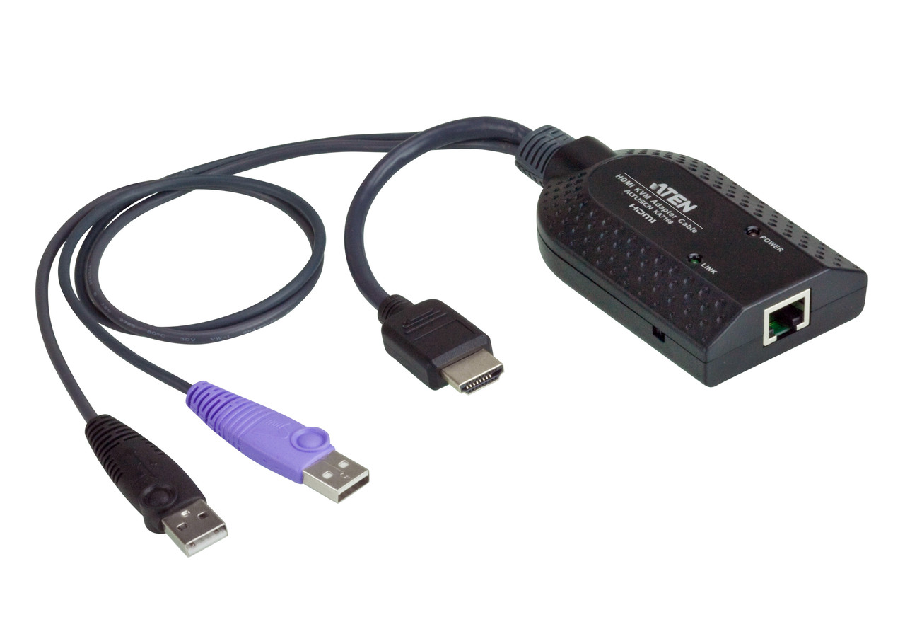 КВМ-адаптер USB, HDMI и поддержкой Virtual Media и Smart Card KA7168 ATEN - фото 1 - id-p108550916