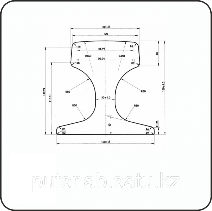 Рельсы крановые КР-100 - фото 1 - id-p108551512