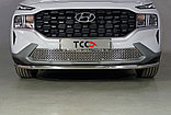 Защита передняя нижняя 42,4 мм ТСС для Hyundai Santa Fe 2021-, фото 3