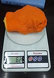 Прорезиненные плотные перчатки оранжевые 300#  оригинал  полный облив (480шт), фото 5