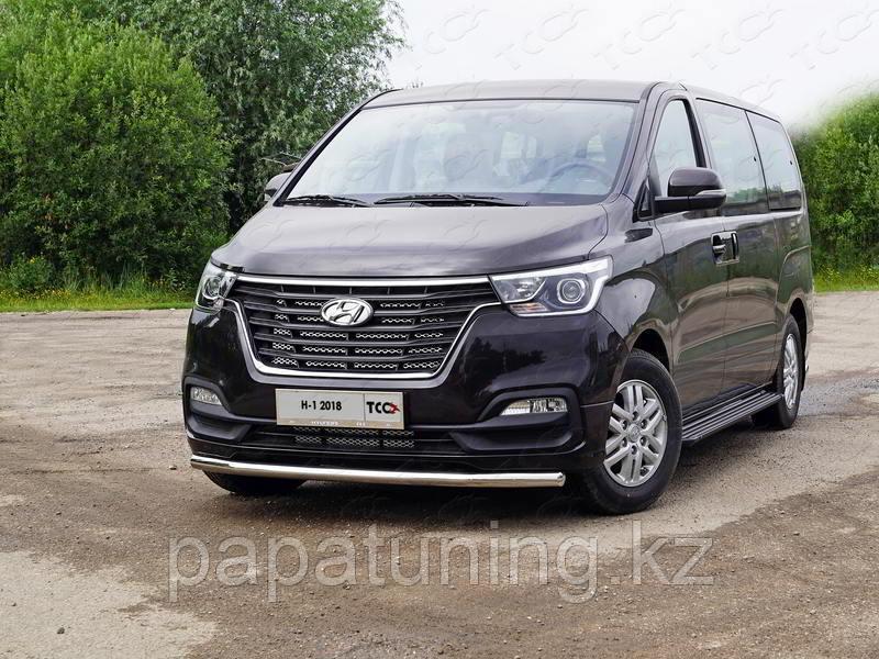 Защита передняя нижняя 60,3 мм ТСС для Hyundai H-1 2018-, фото 1