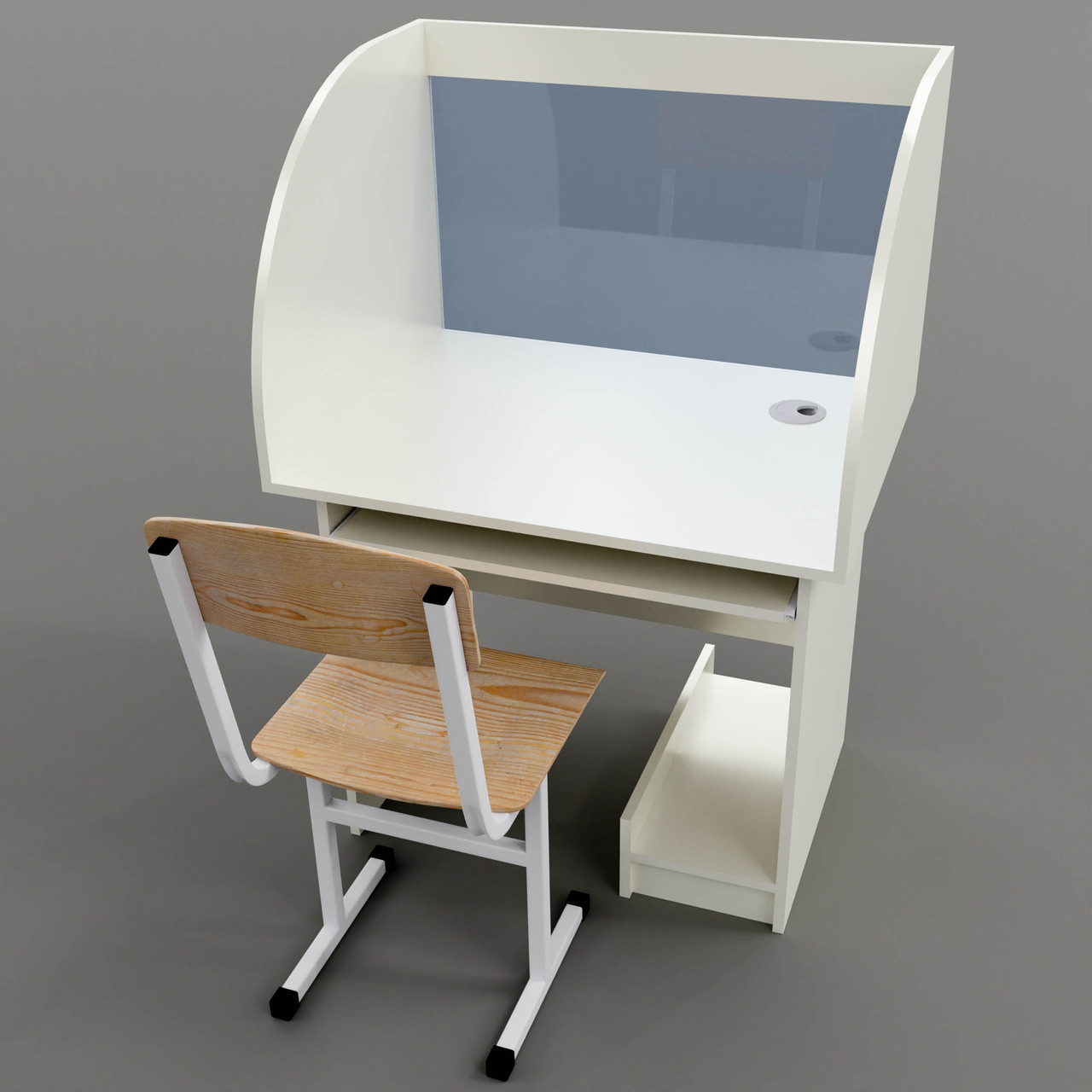 Стол для лингафонного кабинета + 1 стул - фото 1 - id-p102104536