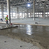 Промышленный бетонный пол