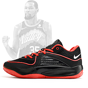 Баскетбольные кроссовки Nike KD 16 ( XVI ) Kevin Durant " Black-Red", фото 2