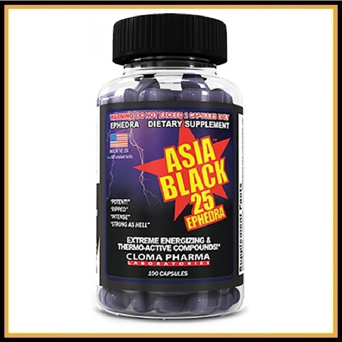 Жиросжигатель - Cloma Pharma Asia Black 100 капсул