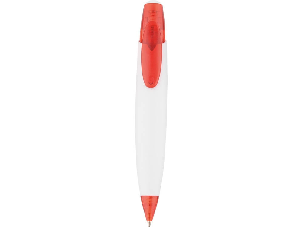 Ручка шариковая Флагман, белый/красный - фото 1 - id-p108554691