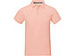 Calgary мужская футболка-поло с коротким рукавом, pale blush pink, фото 2