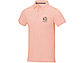 Calgary мужская футболка-поло с коротким рукавом, pale blush pink, фото 6
