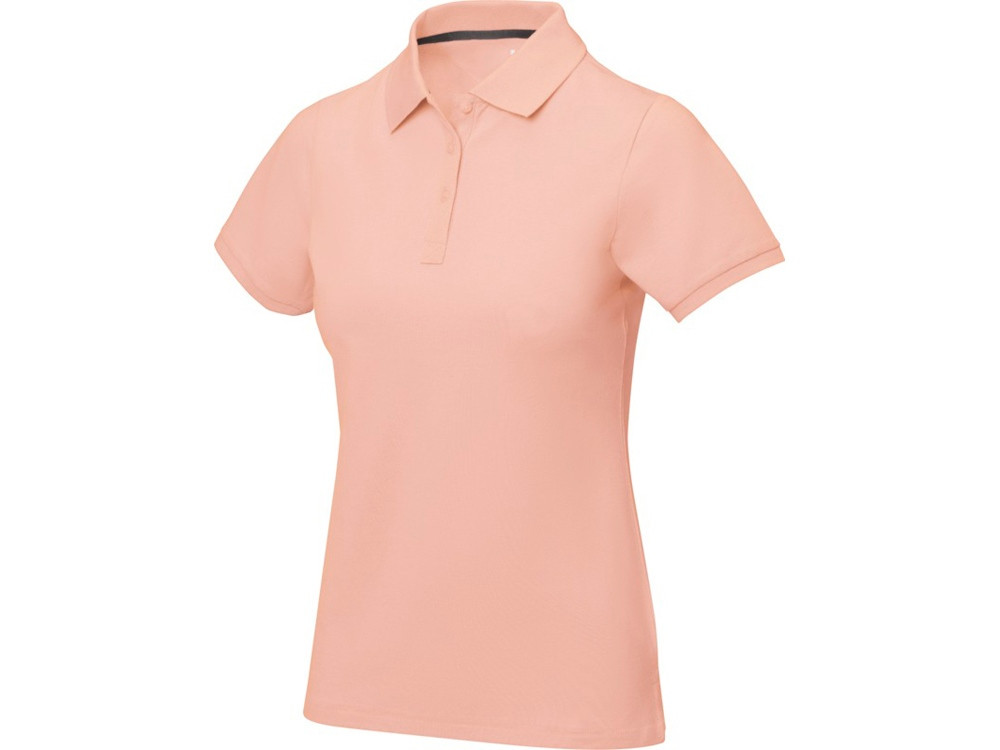 Calgary женская футболка-поло с коротким рукавом, pale blush pink - фото 1 - id-p108554740