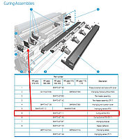 HP плата контроля вентиляторов Curing control PCA (B4H70-67111), фото 2