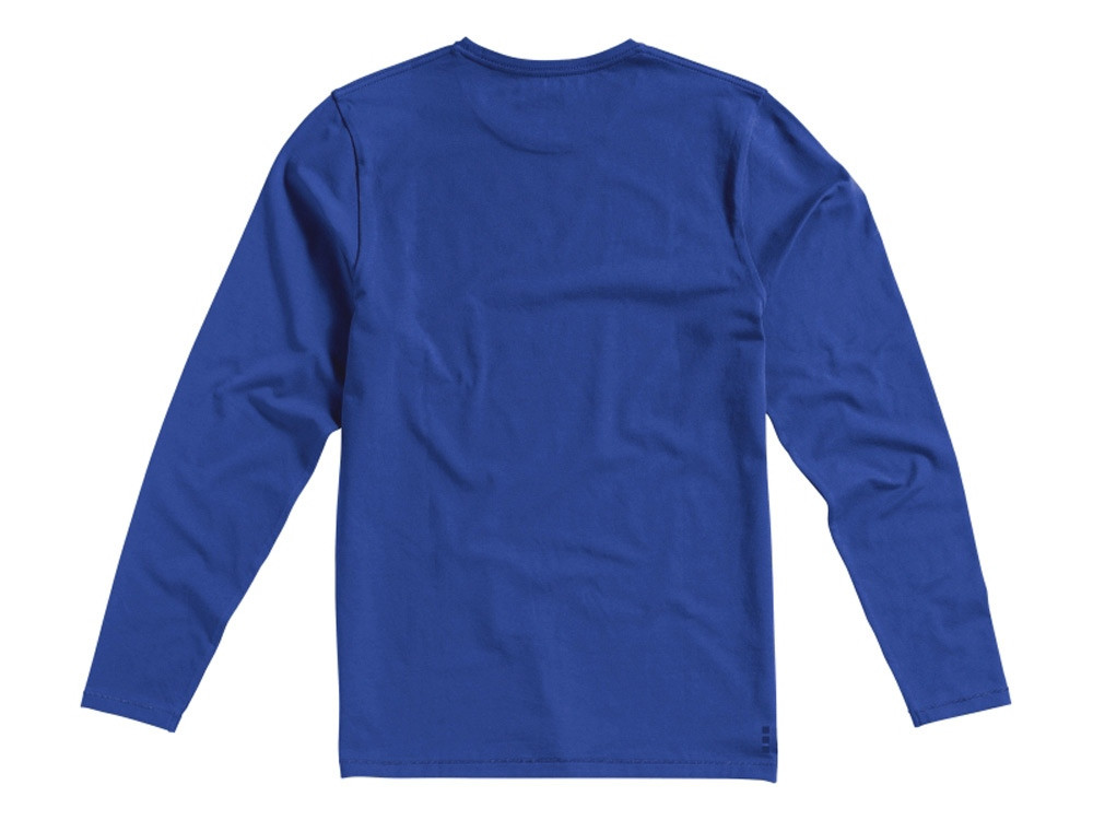 Ponoka мужская футболка из органического хлопка, длинный рукав, синий - фото 7 - id-p108554751