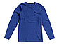 Ponoka мужская футболка из органического хлопка, длинный рукав, синий, фото 8