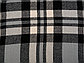 Плед Liner с бахромой, 140*205 см., серый с черным, фото 3