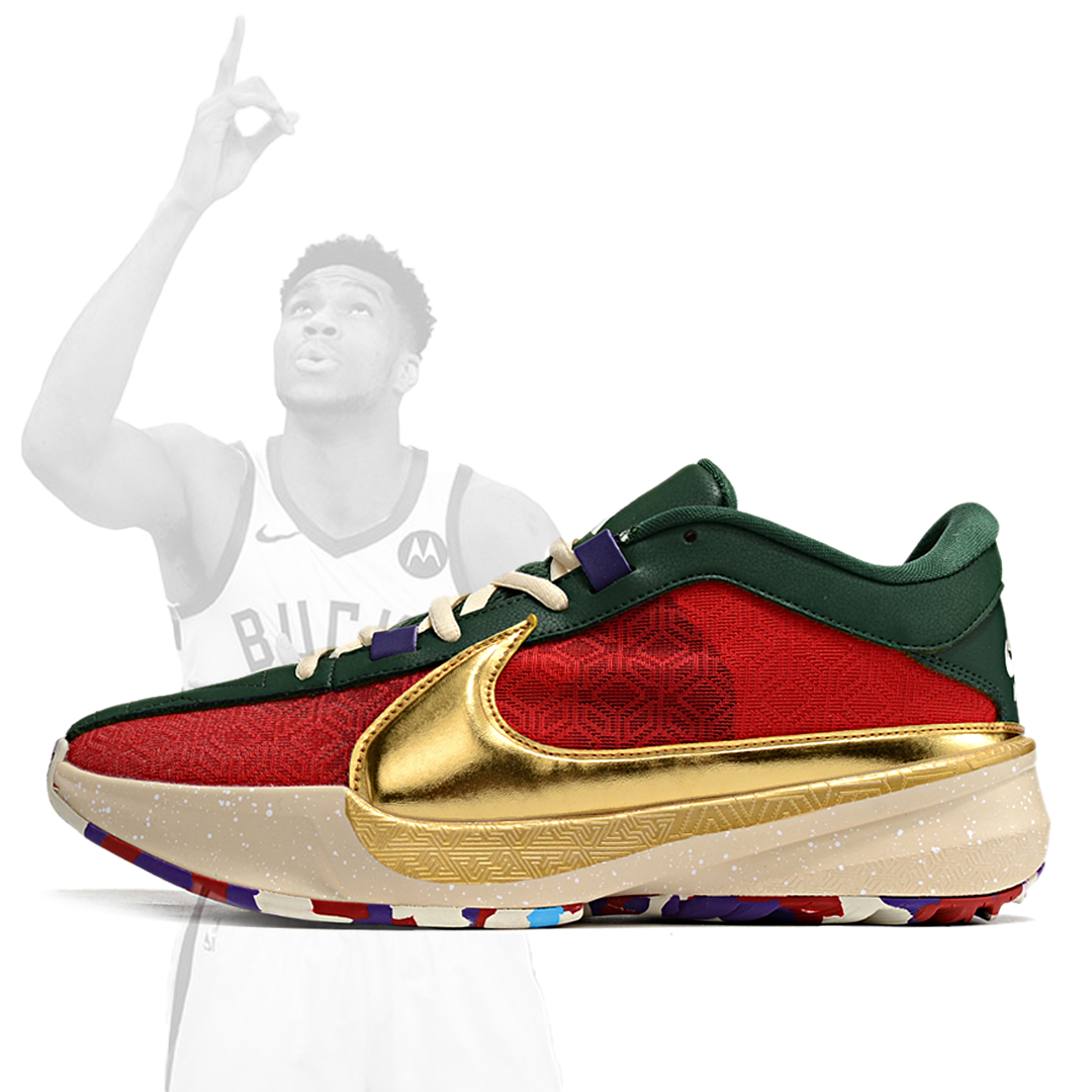 Nike Zoom Freak 5 ( V ) Giannis Antetokounmpo " Bucks " - фото 1 - id-p108562995