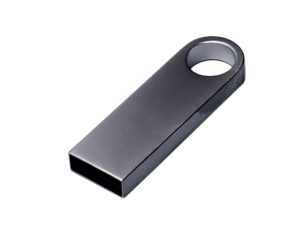 USB 3.0-флешка на 64 Гб с мини чипом и круглым отверстием, серебристый - фото 1 - id-p108555889