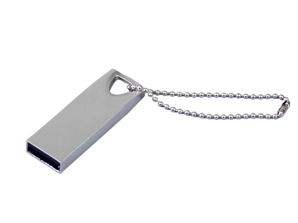 USB 2.0-флешка на 16 Гб с мини чипом, компактный дизайн, стильное отверстие для цепочки - фото 1 - id-p108555894