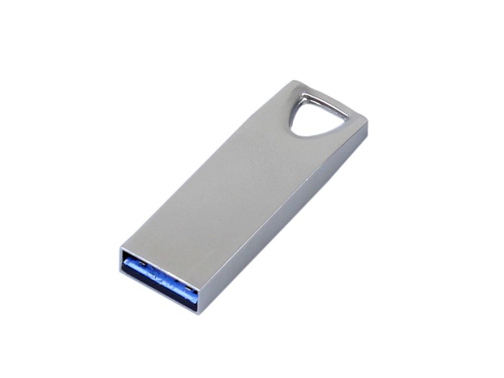 USB 2.0-флешка на 16 Гб с мини чипом, компактный дизайн, стильное отверстие для цепочки - фото 2 - id-p108555894