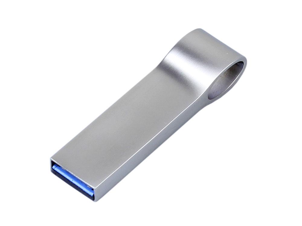 USB 3.0-флешка на 32 Гб с мини чипом, компактный дизайн, боковое отверстие для цепочки - фото 2 - id-p108555918