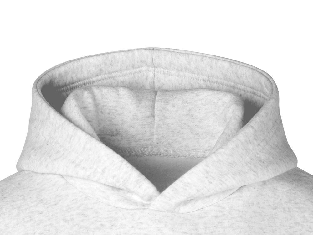 Толстовка с капюшоном оверсайз Berlin унисекс, белый меланж - фото 5 - id-p108555061