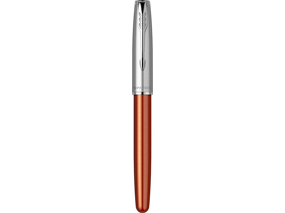 Перьевая ручка Parker Sonnet Essentials Orange SB Steel CT, перо: F, цвет чернил black, в подарочной упаковке. - фото 5 - id-p108558934