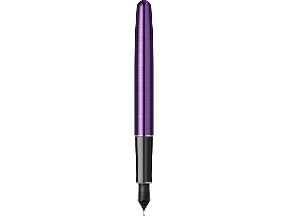 Перьевая ручка Parker Sonnet Essentials Violet SB Steel CT, перо: F, цвет чернил black, в подарочной упаковке. - фото 7 - id-p108558935