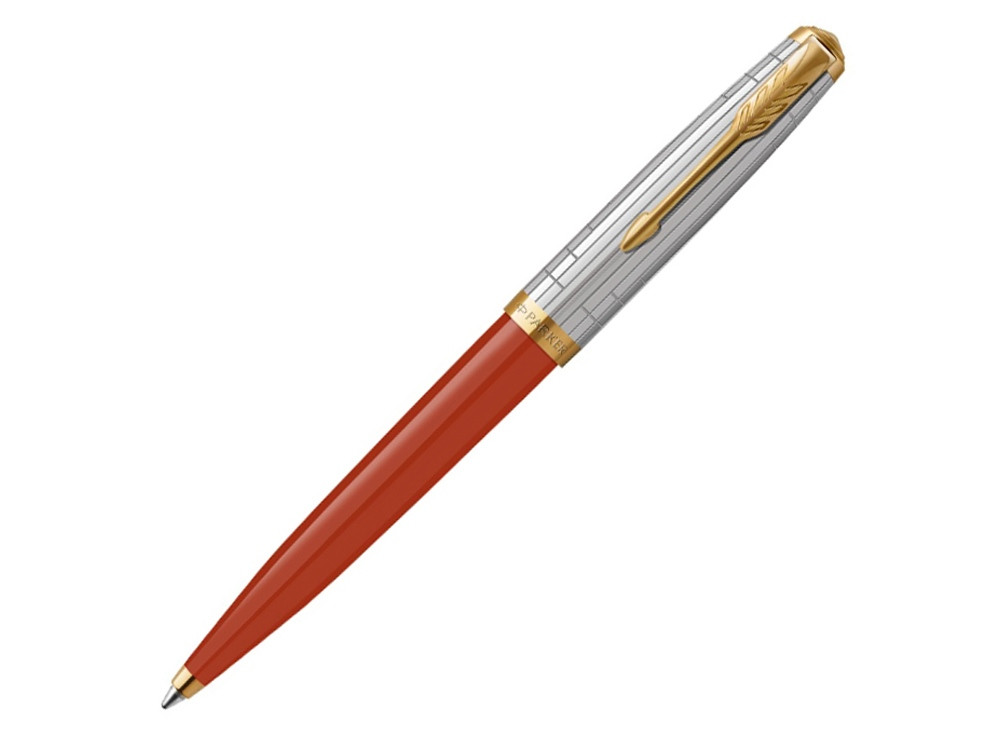 Шариковая ручка Parker 51 Premium Red GT стержень: M, цвет чернил: black, в подарочной упаковке. - фото 1 - id-p108558941