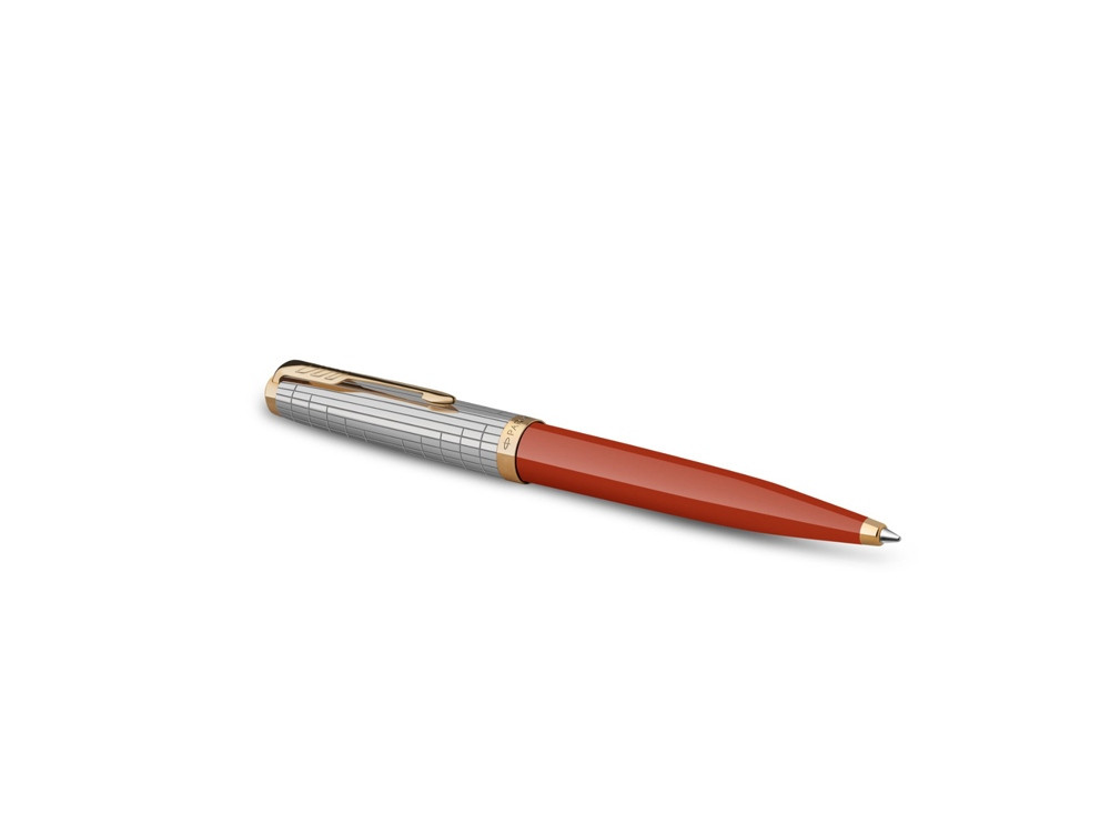 Шариковая ручка Parker 51 Premium Red GT стержень: M, цвет чернил: black, в подарочной упаковке. - фото 2 - id-p108558941