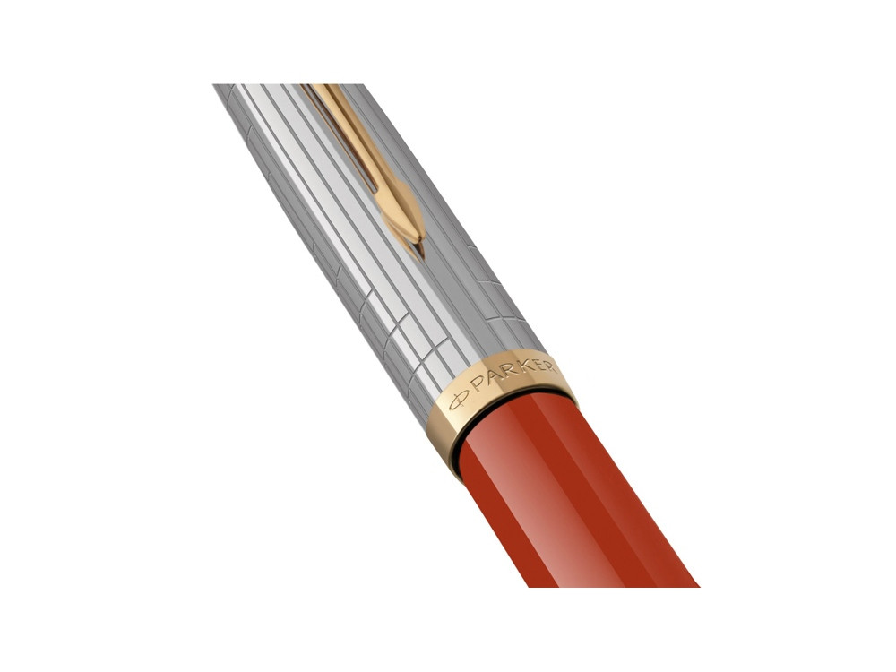 Шариковая ручка Parker 51 Premium Red GT стержень: M, цвет чернил: black, в подарочной упаковке. - фото 4 - id-p108558941