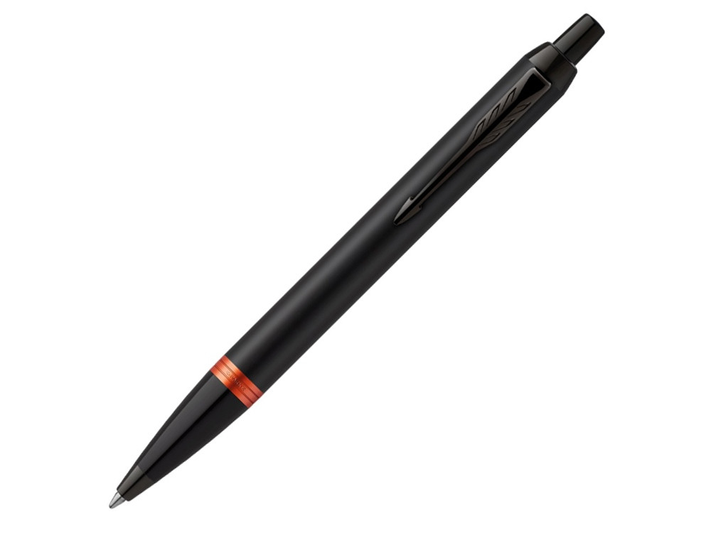 Шариковая ручка Parker IM Vibrant Rings Flame Orange, стержень: M blue, в подарочной упаковке. - фото 1 - id-p108558947