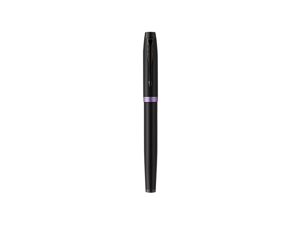 Перьевая ручка Parker IM Vibrant Rings Flame Amethyst Purple, стержень:F, цвет чернил: blue, в подарочной - фото 2 - id-p108558951