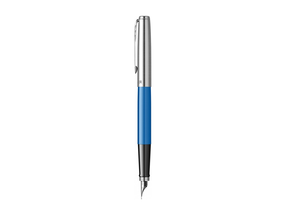 Ручка перьевая Parker Jotter Originals Blue Chrom CT F blue - фото 2 - id-p108558960