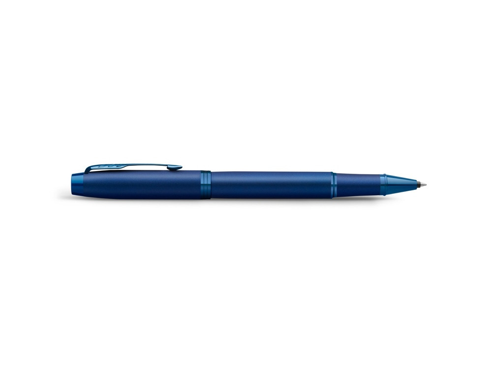 Ручка роллер Parker IM Monochrome Blue, стержень:F, цвет чернил: black, в подарочной упаковке. - фото 4 - id-p108558965