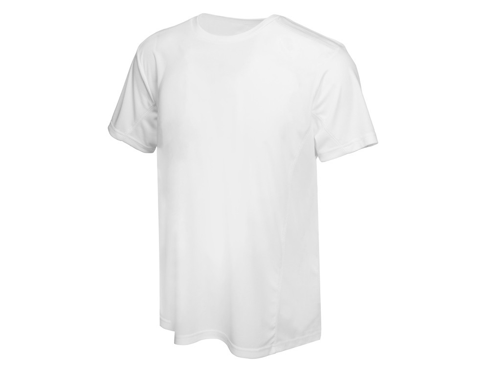 Мужская спортивная футболка Turin из комбинируемых материалов, белый - фото 1 - id-p108555138