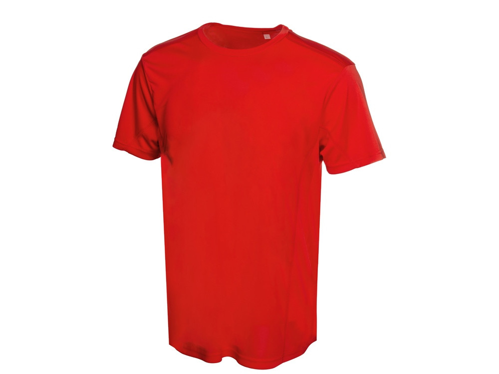 Мужская спортивная футболка Turin из комбинируемых материалов, красный - фото 1 - id-p108555144