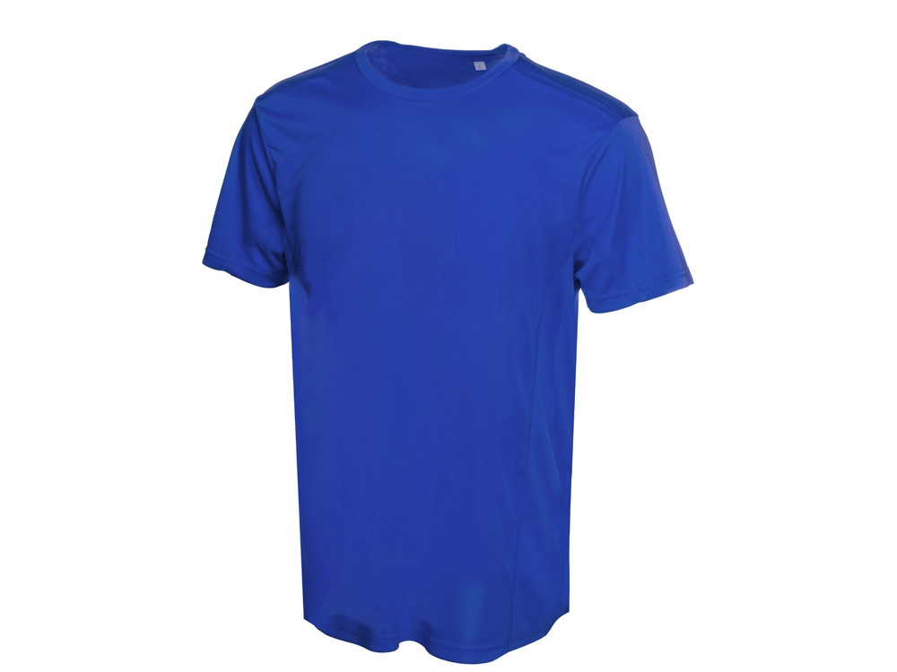 Мужская спортивная футболка Turin из комбинируемых материалов, классический синий - фото 1 - id-p108555147