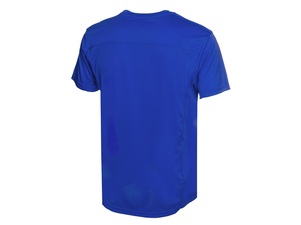 Мужская спортивная футболка Turin из комбинируемых материалов, классический синий - фото 2 - id-p108555148