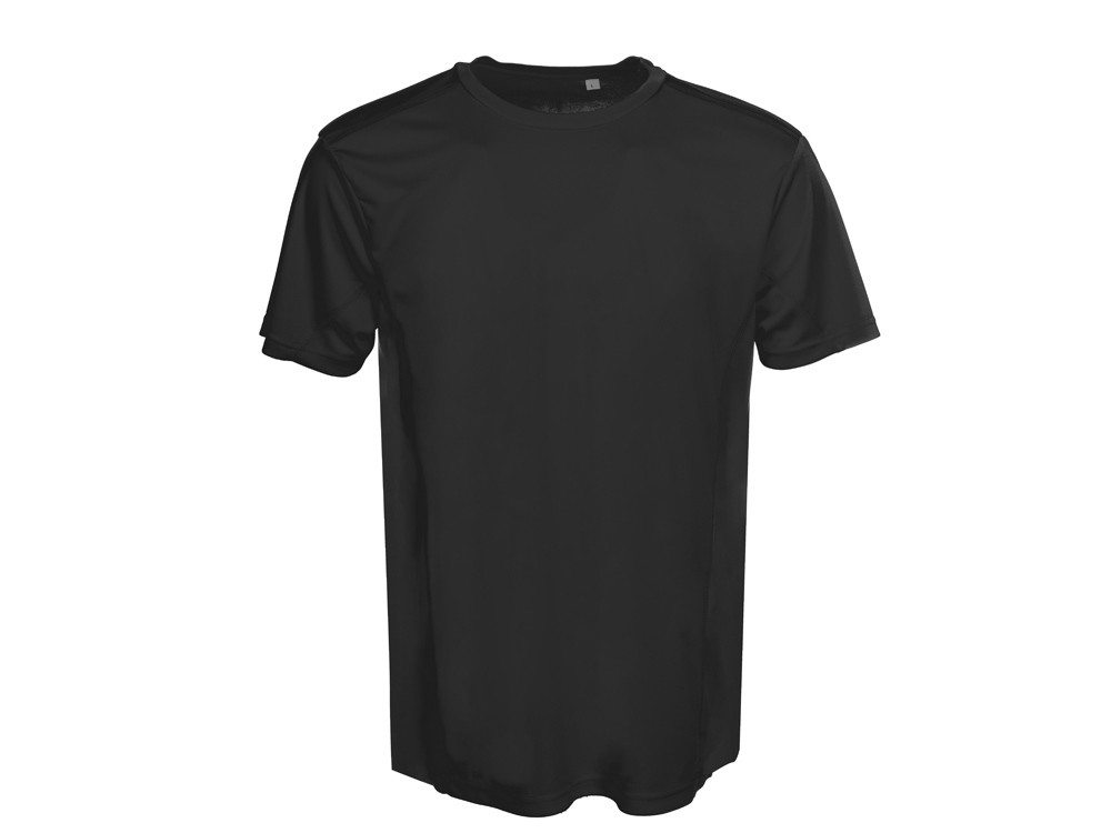 Мужская спортивная футболка Turin из комбинируемых материалов, черный - фото 3 - id-p108555150
