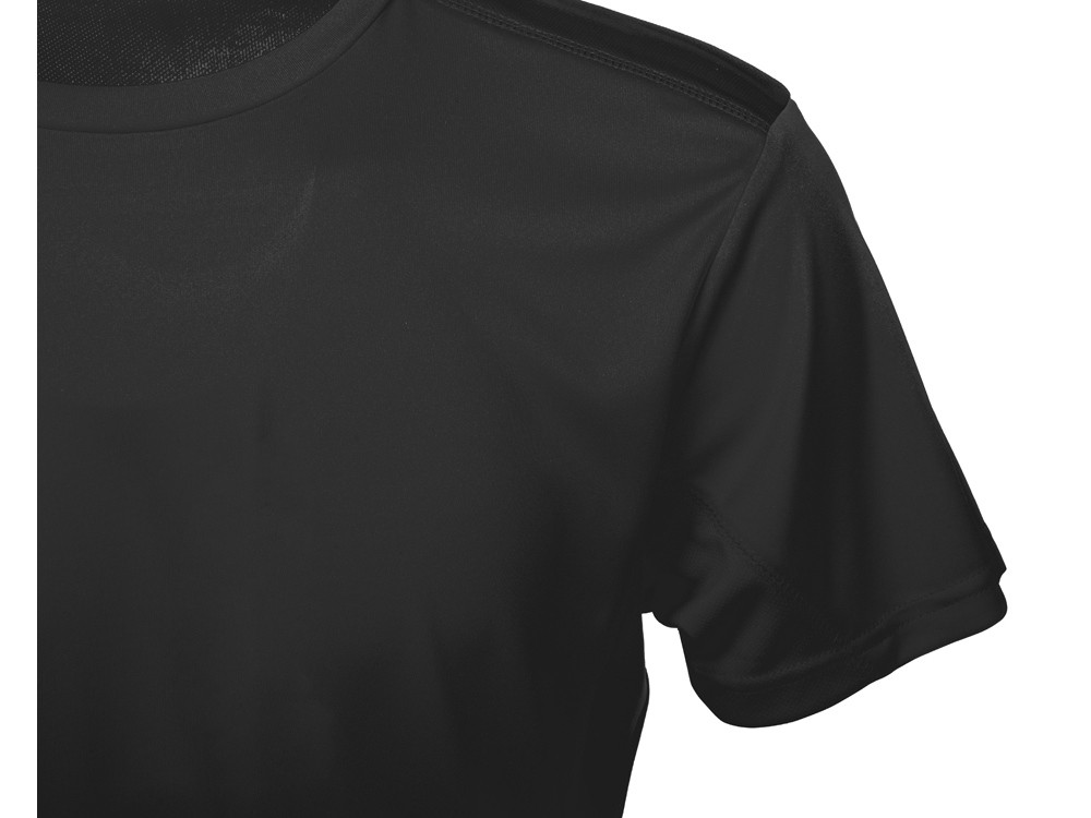 Мужская спортивная футболка Turin из комбинируемых материалов, черный - фото 7 - id-p108555153
