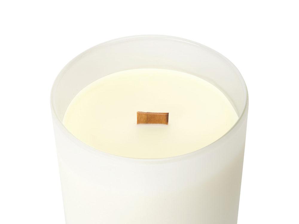 Свеча соевая ароматическая в стекле Niort, белая - фото 3 - id-p108555217