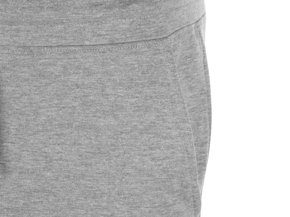 Мужские шорты из френч терри Warsaw 220гр, серый меланж - фото 5 - id-p108556257