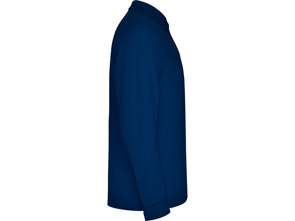 Рубашка поло Estrella мужская с длинным рукавом, королевский синий - фото 4 - id-p108557480